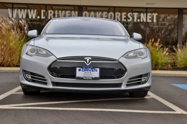 2013 *Tesla* *Model S* *4dr Sedan* Silver Metallic - cars & trucks -... for sale in Oak Forest, IL – photo 8