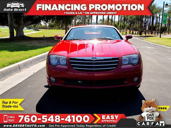 2004 Chrysler *Crossfire* *Limited* Only $143/mo! Easy Financing! -... for sale in Palm Desert , CA – photo 3
