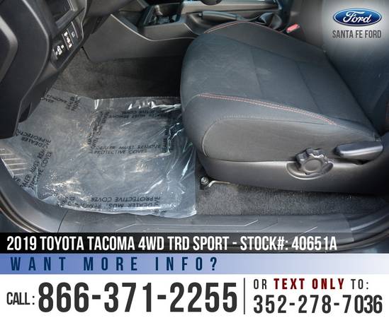 *** 2019 TOYOTA TACOMA 4WD TRD SPORT *** Cruise Control -... for sale in Alachua, FL – photo 14