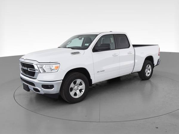 2020 Ram 1500 Quad Cab Big Horn Pickup 4D 6 1/3 ft pickup White - -... for sale in Brooklyn, NY – photo 3