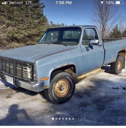 1985 Chevy 3/4 ton 4x4 K2500 - cars & trucks - by owner - vehicle... for sale in Dearing, WI – photo 4