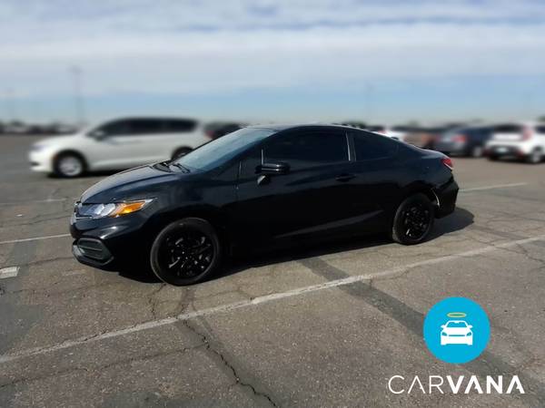 2014 Honda Civic LX Coupe 2D coupe Black - FINANCE ONLINE - cars &... for sale in Long Beach, CA – photo 4