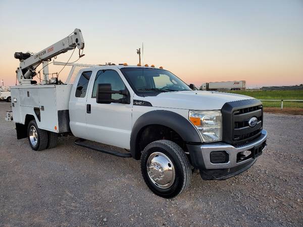 2012 Ford F-450 2wd 5000lb Crane 9ft Service Uyility Bed 6.8L Gas... for sale in Dallas, TX – photo 4