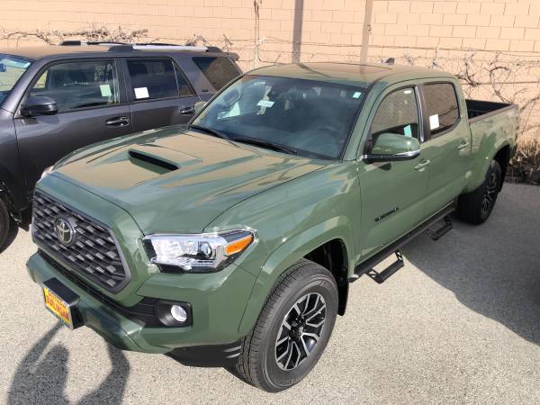 2021 Toyota Tacoma Trd Sport Longbed 4x4 *Premium pkg* 4wd ARMY... for sale in Burlingame, CA – photo 2