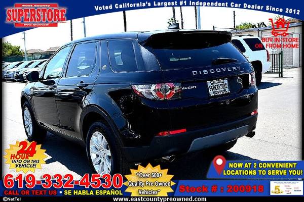 2017 LAND ROVER DISCOVERY SPORT SE -EZ FINANCING-LOW DOWN! - cars &... for sale in El Cajon, CA – photo 10