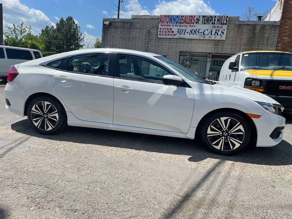 2017 Honda Civic EX SunRoof AT AC All power White MD Inspected only for sale in Temple Hills, District Of Columbia – photo 3