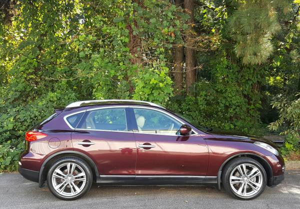 Dark Red 2011 Infiniti EX35 // 114K // AWD // Backup Camera - cars &... for sale in Raleigh, NC – photo 5