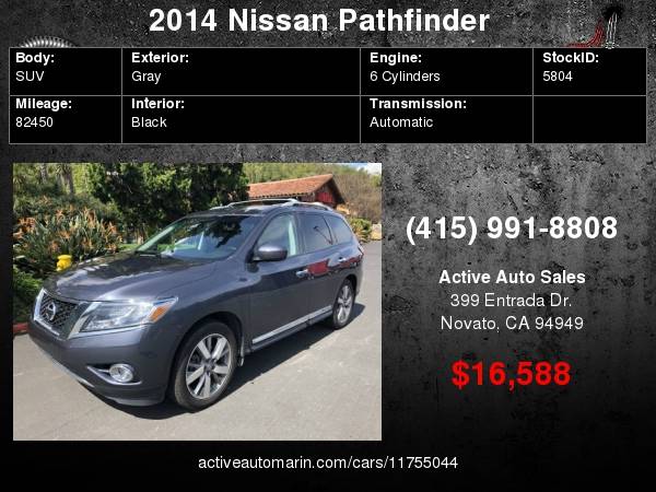 2014 Nissan Pathfinder w/3rd Row Seats! Well Maintained! SALE! for sale in Novato, CA – photo 19