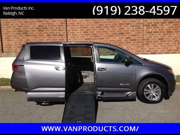 Wheelchair Handicap Accessible Van 2014 Honda Odyssey EX Gray - cars... for sale in Raleigh, NC – photo 2