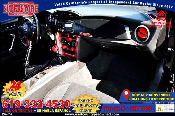 2013 SCION FR-S BASE Coupe-EZ FINANCING-LOW DOWN! - cars & trucks -... for sale in El Cajon, CA – photo 4