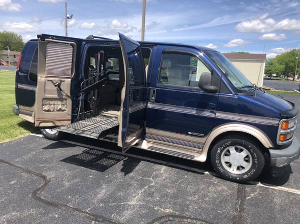 2000 CHEVY EXPRESS CONVERSION WHEELCHAIR VAN - - by for sale in Pesotum, IL – photo 3