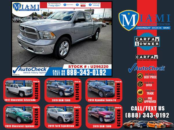 2019 RAM 1500 Classic Big Horn TRUCK -EZ FINANCING -LOW DOWN! - cars... for sale in Miami, OK – photo 24