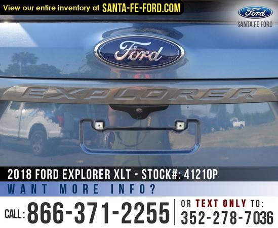 2018 FORD EXPLORER XLT Camera, Leather/Suede Seats, WiFi for sale in Alachua, FL – photo 9