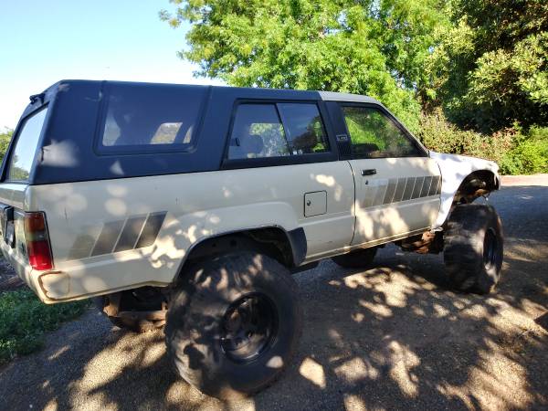 85 4runner solid axle 22re for sale in Chico, CA – photo 3