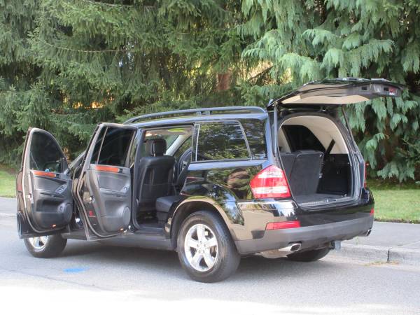 2007 MERCEDES GL450 SUV*3RD ROW SEATS*100% LOADED, 4X4* BLACK/BLACK for sale in Bellevue, WA – photo 3