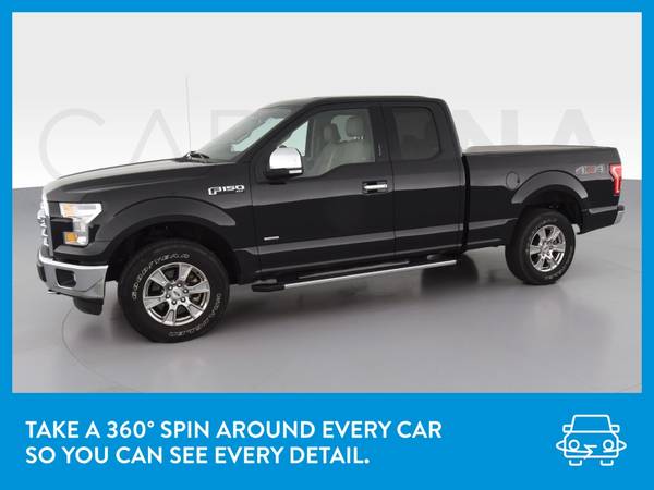 2015 Ford F150 Super Cab XLT Pickup 4D 6 1/2 ft pickup Black for sale in Wilmington, NC – photo 3