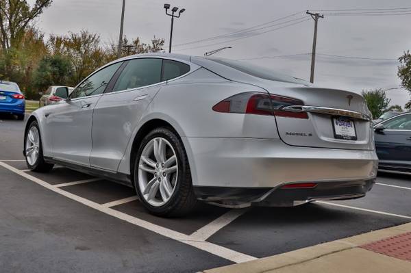 2013 *Tesla* *Model S* *4dr Sedan* Silver Metallic - cars & trucks -... for sale in Oak Forest, IL – photo 4