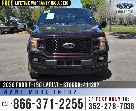 2020 Ford F150 Lariat Ecoboost - Leather Seats - SYNC - cars for sale in Alachua, GA – photo 2