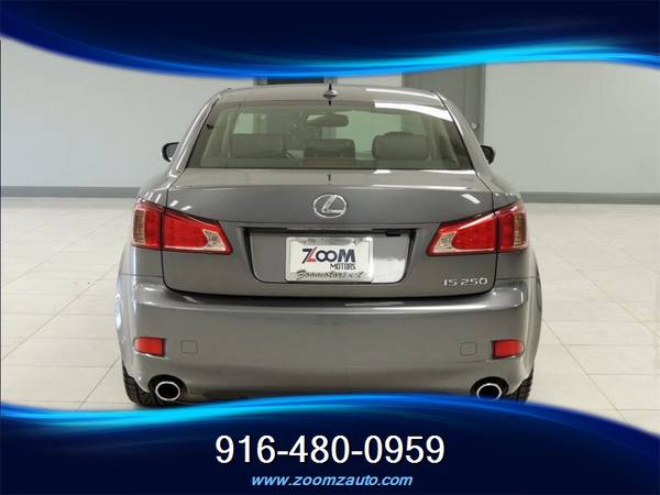 2012 Lexus IS 250 4 Door Leather Well Maintained Clean Carfax for sale in Sacramento , CA – photo 6