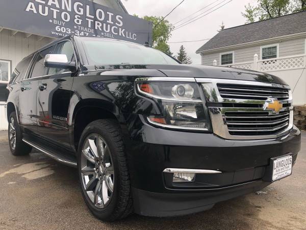 2015 CHEVY SUBURBAN LTZ BLACK 22" WHEELS 1 OWNER FULLY SERVICED! for sale in Kingston, MA