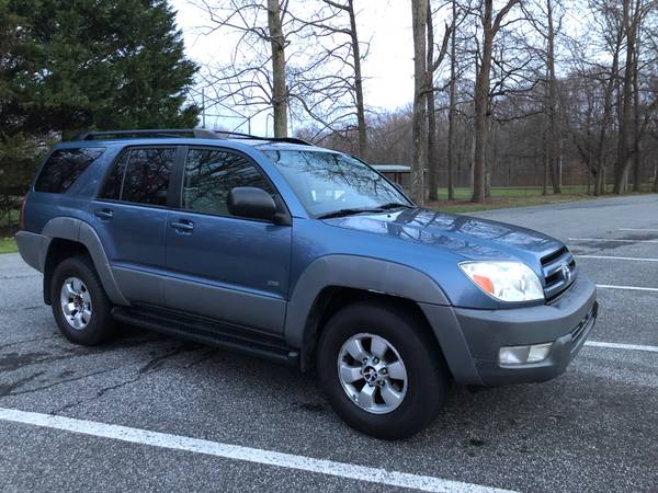 2003 Toyota 4Runner SR5 Sport Utility 4D SUV 4 0L V6 Blue Gray Side for sale in Bowie, District Of Columbia – photo 19