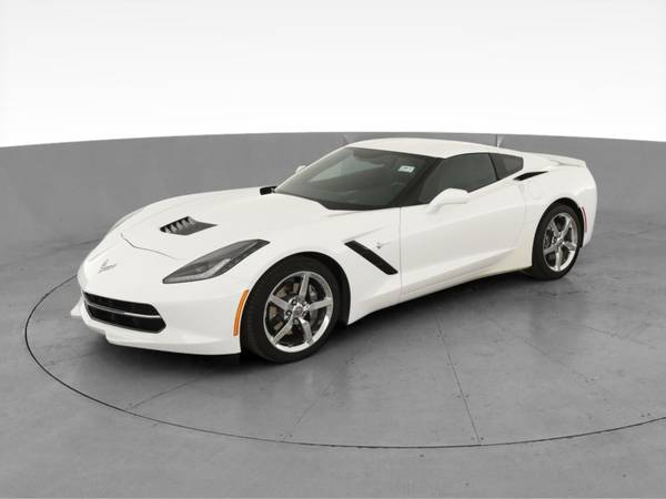 2014 Chevy Chevrolet Corvette Stingray Coupe 2D coupe White -... for sale in Providence, RI – photo 3