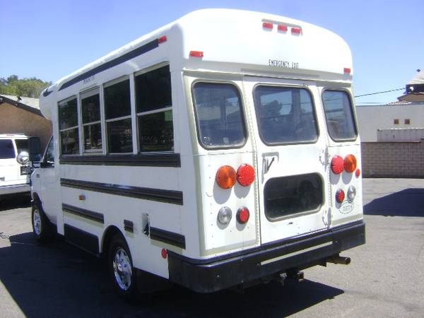 08 Ford E350 15-Passenger School Bus Cargo RV Camper Van 1 Owner for sale in Corona, CA – photo 5