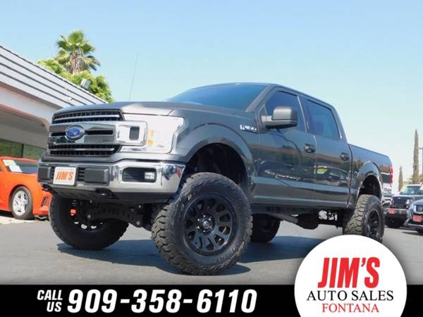 2018 Ford F-150 XLT Super Crew 4X4 V8 27k MI LIFTED! for sale in Fontana, CA