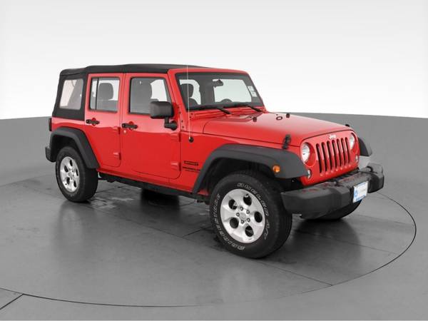 2015 Jeep Wrangler Unlimited Sport S SUV 4D suv Red - FINANCE ONLINE... for sale in New Haven, CT – photo 15
