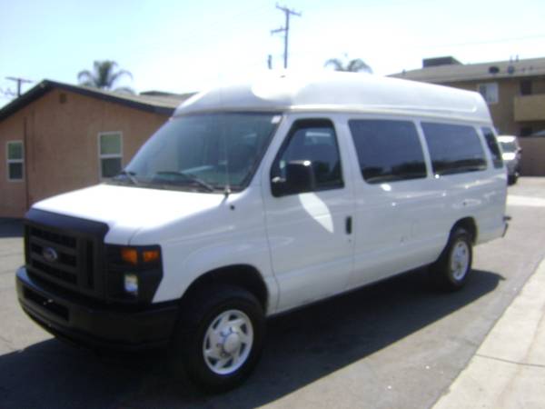08 Ford E350 High-Top Extended Cargo Passenger Van RV Handicap... for sale in Corona, CA – photo 4
