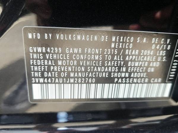 2018 Volkswagen Golf GTI S SKU:JM282760 Hatchback for sale in Plano, TX – photo 22