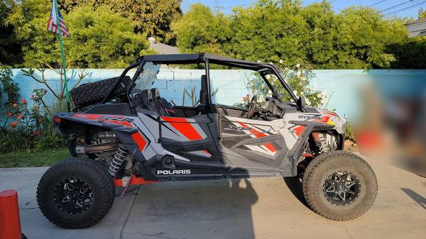 2020 POLARIS RZR XP 4 TURBO 5 Seats DYNAMIX White on Red Street for sale in Long Beach, CA – photo 2