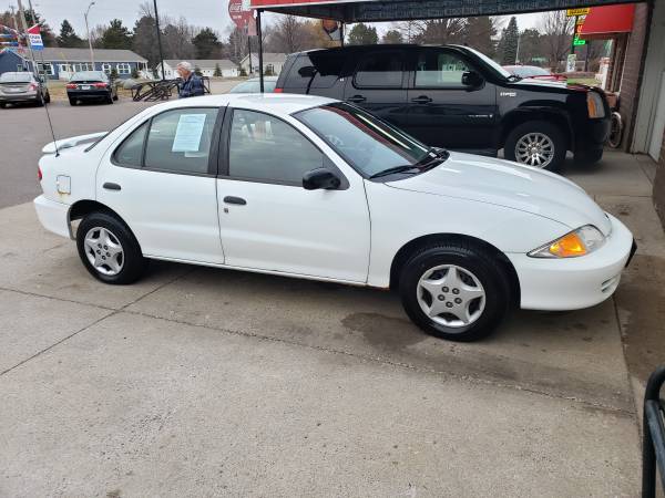 2001 CHEVY CAVALIER 4 DR 5 SPEED LOW MILES - cars & trucks - by... for sale in Cambridge, MN – photo 2