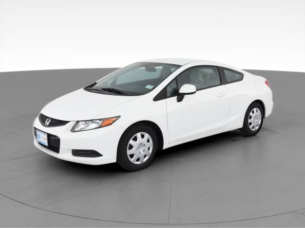 2012 Honda Civic LX Coupe 2D coupe White - FINANCE ONLINE - cars &... for sale in irving, TX – photo 3
