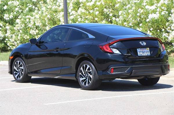 2017 Honda Civic LX-P coupe Crystal Black Pearl for sale in Livermore, CA – photo 8