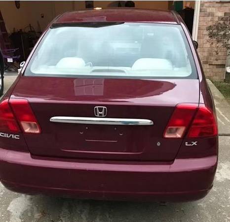 2002 Honda Civic LX, 121K MILES - cars & trucks - by owner - vehicle... for sale in Leeds, AL – photo 2