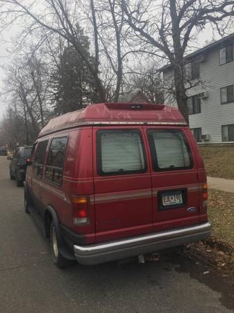 1994 Ford high roof conversion van only 135k miles - cars & trucks -... for sale in ST Cloud, MN – photo 2