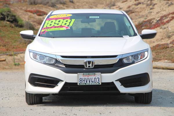 2018 Honda Civic Sedan White *WHAT A DEAL!!* - cars & trucks - by... for sale in Monterey, CA – photo 3