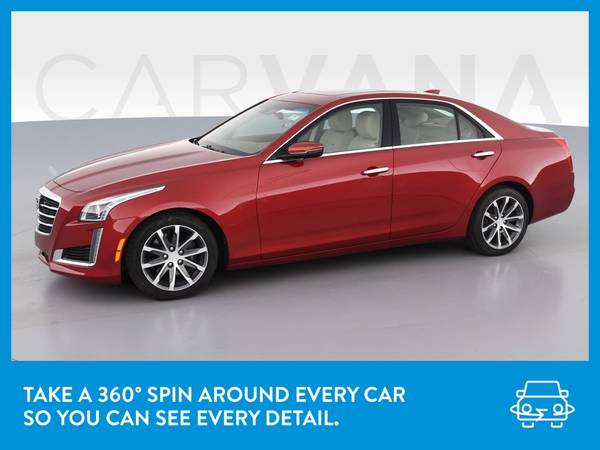 2016 Caddy Cadillac CTS 2 0 Luxury Collection Sedan 4D sedan Red for sale in Cleveland, OH – photo 3