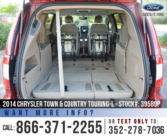‘14 Chrysler Town & Country *** Leather, Camera, Used Minivan *** for sale in Alachua, FL – photo 17