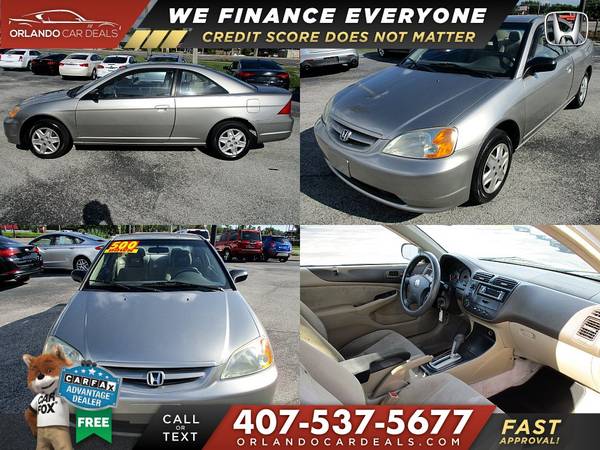 This 2003 Honda Civic LX Coupe $500 DOWN NO CREDIT CHECK for sale in Maitland, FL – photo 4