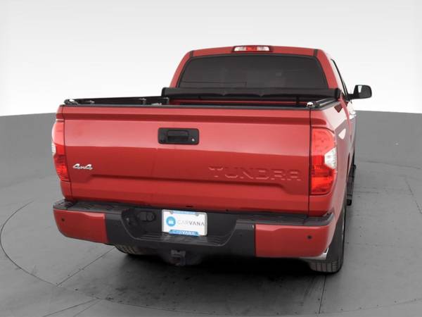 2014 Toyota Tundra CrewMax Platinum Pickup 4D 5 1/2 ft pickup Red for sale in Fort Myers, FL – photo 9