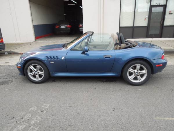2000 BMW Z3 2.5L Roadster 5sp Clean Title XLNT Cond Runs Perfect -... for sale in SF bay area, CA – photo 3