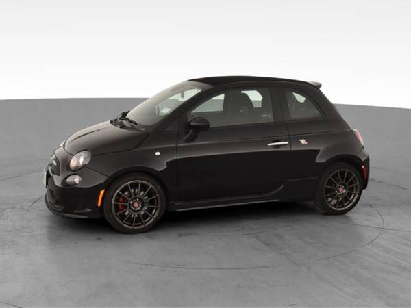 2015 FIAT 500 Abarth Cabrio Cabriolet 2D Convertible Black - FINANCE... for sale in Arlington, District Of Columbia – photo 4