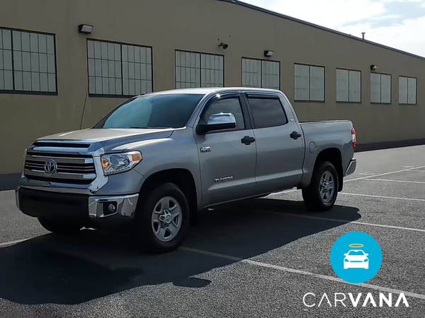 2017 Toyota Tundra CrewMax SR5 Pickup 4D 5 1/2 ft pickup Silver - -... for sale in Collinsville, CT – photo 3