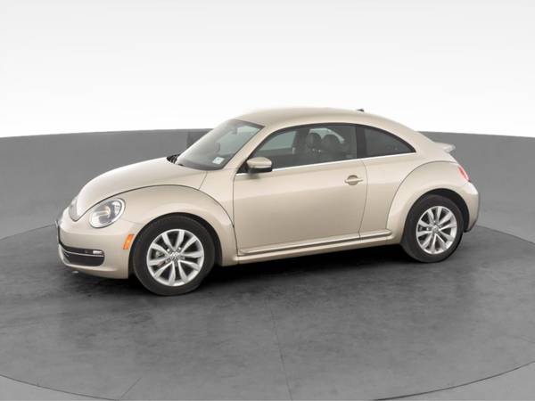 2013 VW Volkswagen Beetle TDI Hatchback 2D hatchback Beige - FINANCE... for sale in South El Monte, CA – photo 4