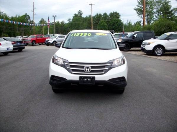 2014 Honda CRV LX suv White - cars & trucks - by dealer - vehicle... for sale in Rochester, NH – photo 2