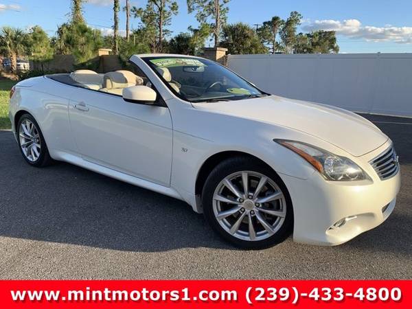 2014 Infiniti Q60 Convertible - cars & trucks - by dealer - vehicle... for sale in Fort Myers, FL – photo 9