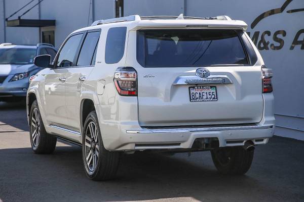2018 Toyota 4Runner Limited 4X4 With Third Row Seat suv Blizzard for sale in Sacramento , CA – photo 4