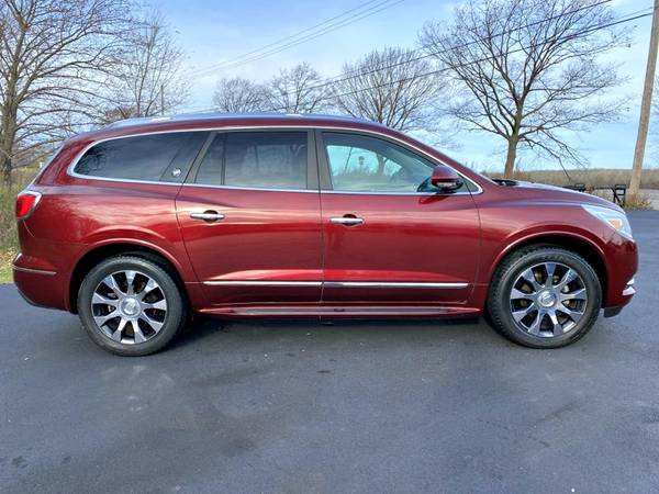 2017 Buick Enclave Premium suv Crimson Red Tintcoat - cars & trucks... for sale in Spencerport, NY – photo 2
